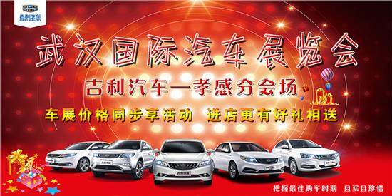 孝感体育馆车展 吉利汽车