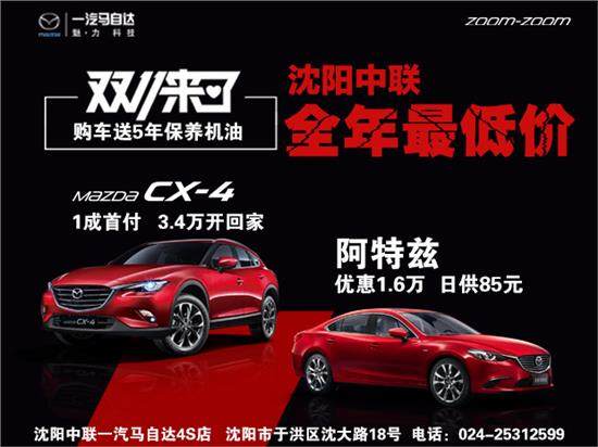 错过了沈阳国际车展？双十一钜惠