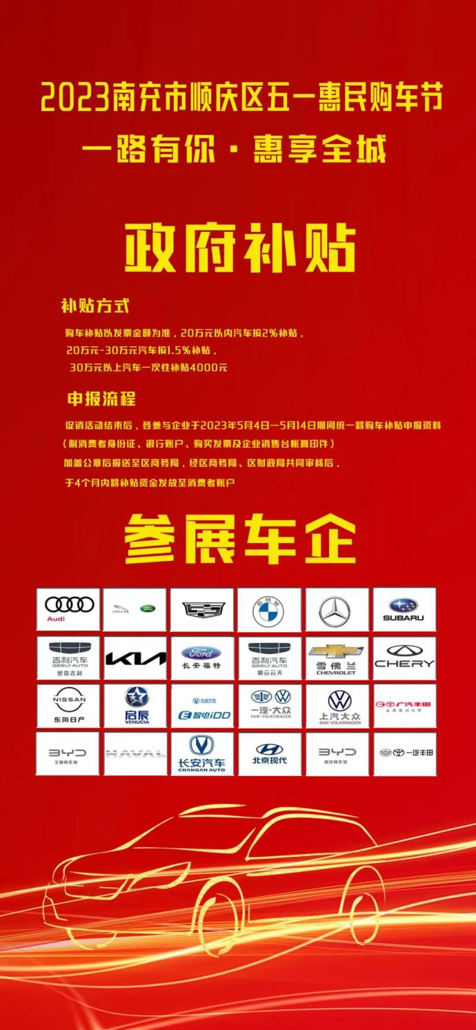 顺庆五一车展