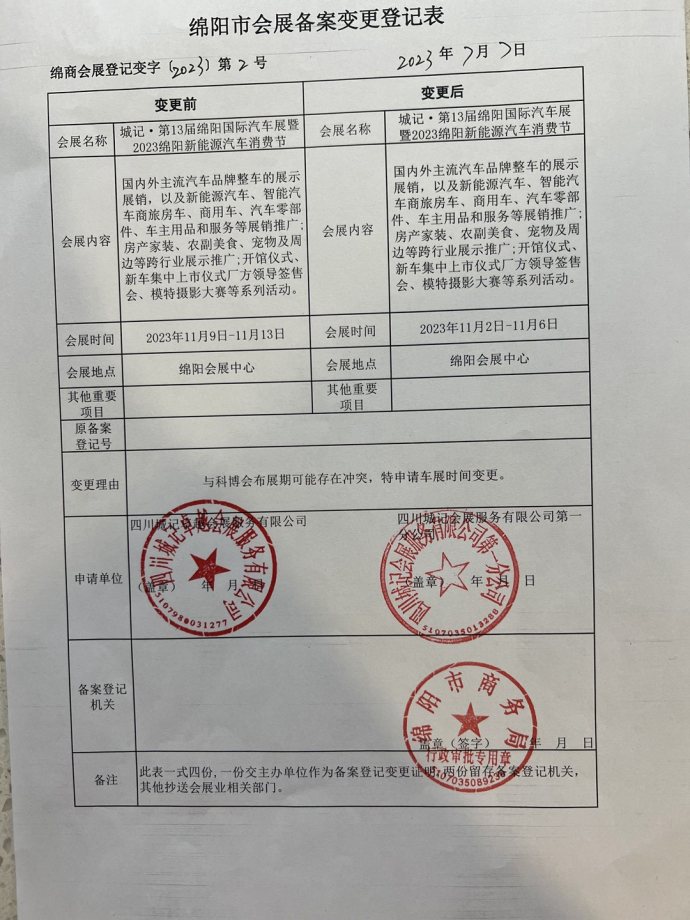 绵阳国际汽车展