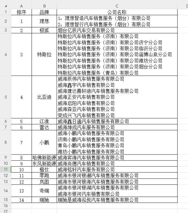 威海新能源汽车下乡