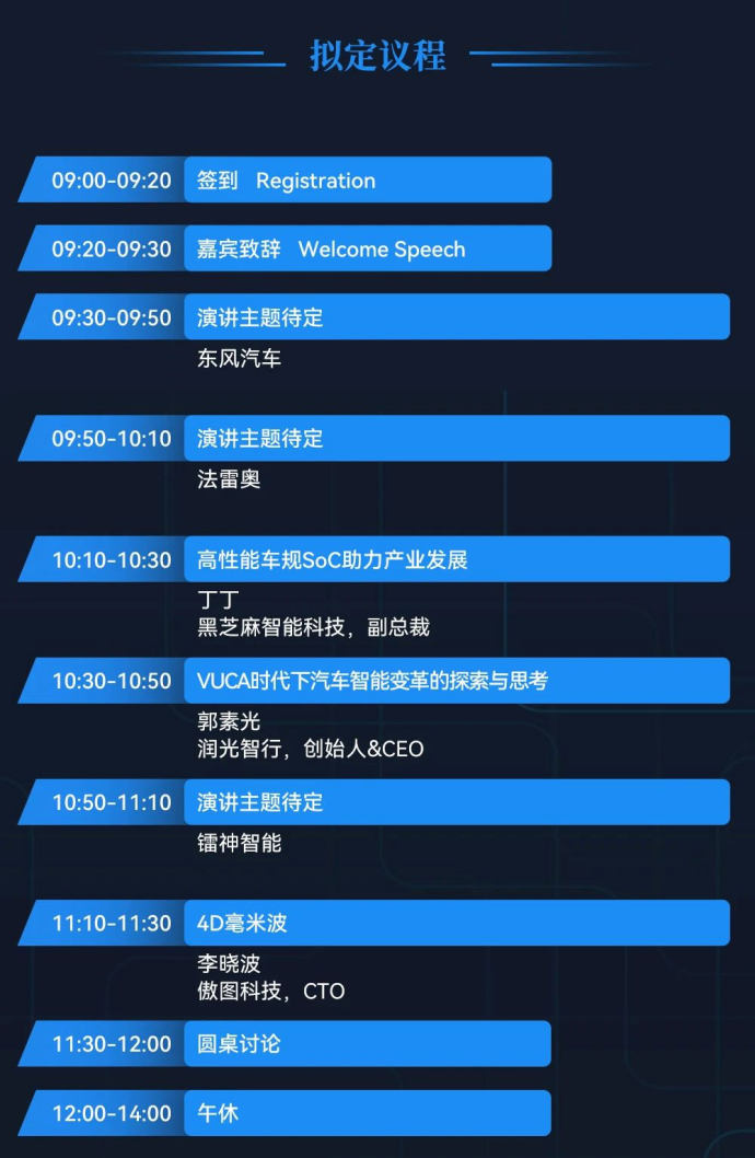 自动驾驶技术高峰论坛