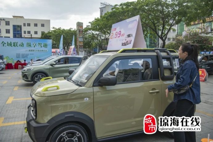 琼海新年首届新能源汽车展