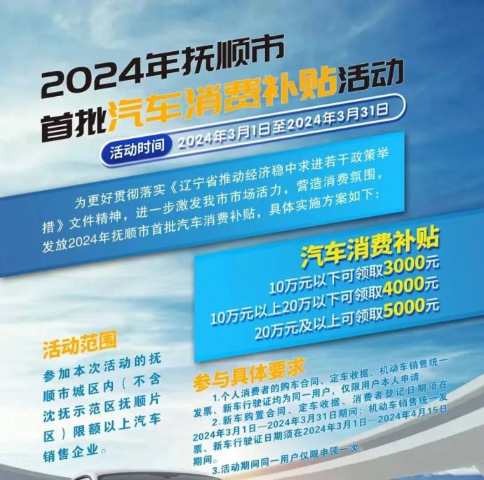 抚顺春季惠民车展