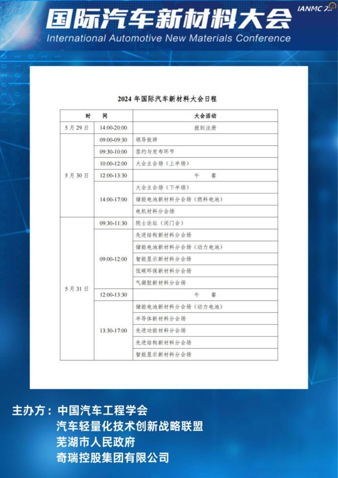 国际汽车新材料大会