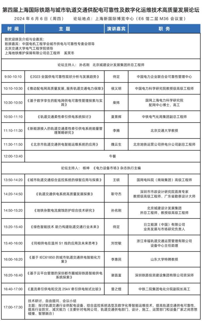 上海国际铁路与城市轨道交通展
