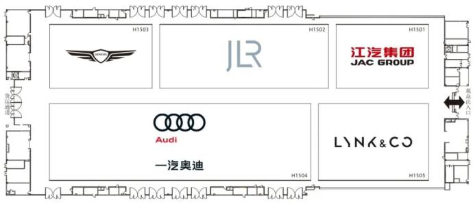 成都国际车展展位图