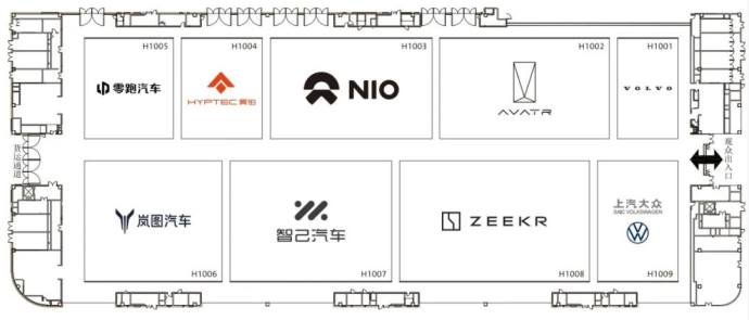 成都国际车展展位图