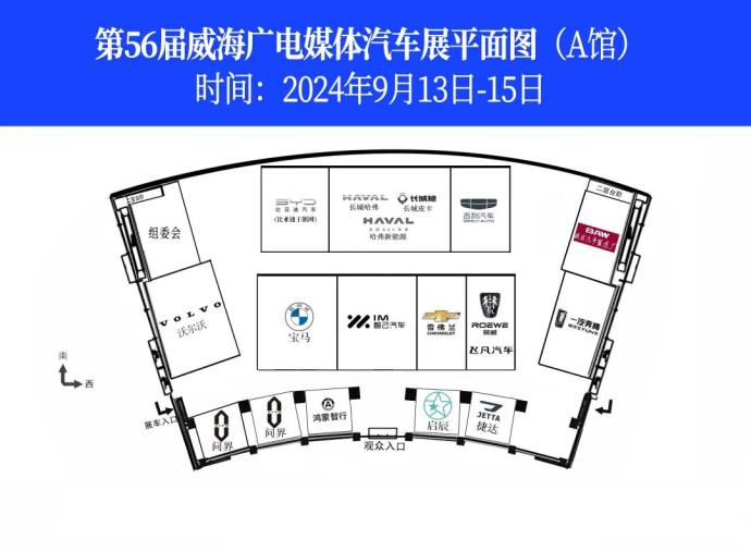 威海中秋广电媒体汽车展