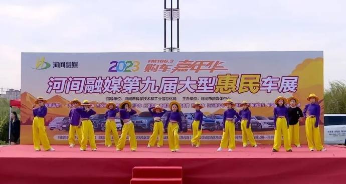 河间融媒十一惠民车展