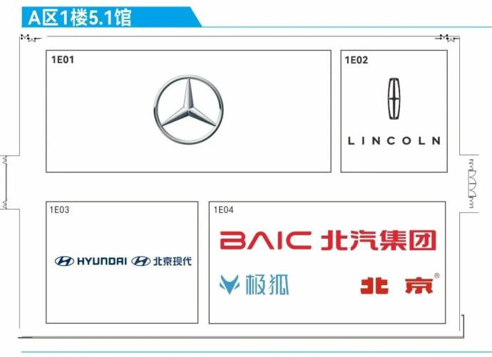 广州国际车展展位图