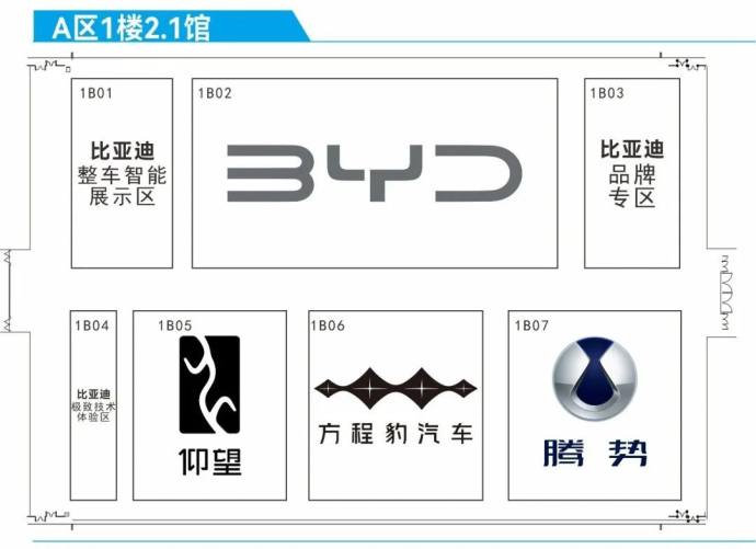广州国际车展展位图