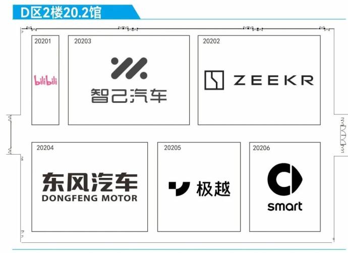 广州国际车展展位图