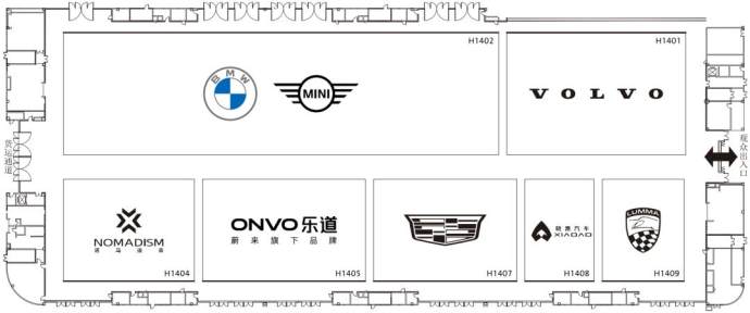 成都国际车展展位图