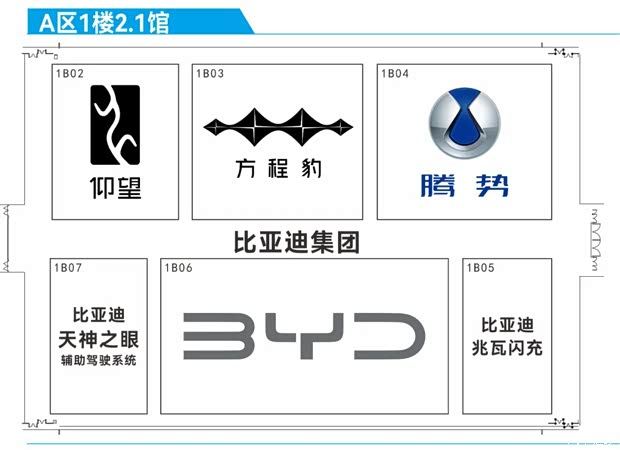 广州国际车展展位图