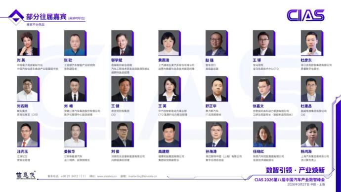中国汽车产业数智峰会
