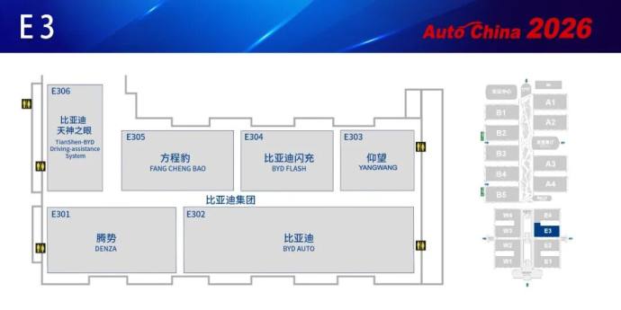 北京国际车展展位图