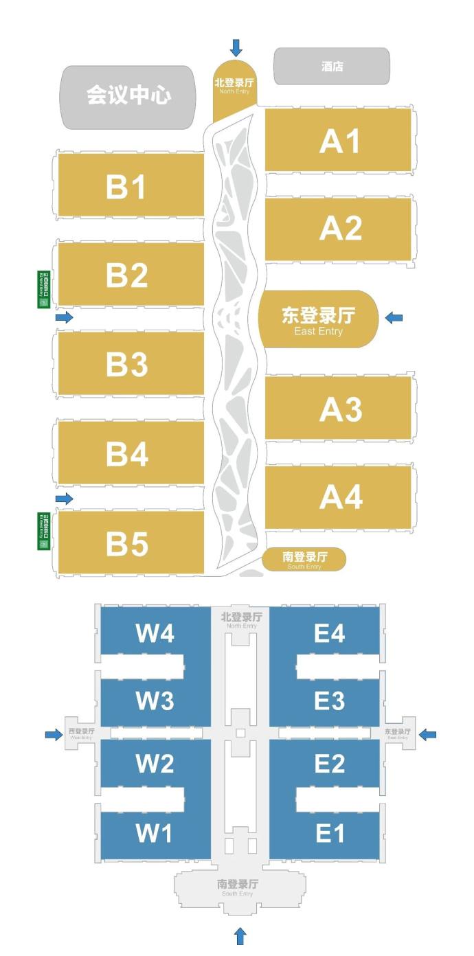 北京国际车展展位图